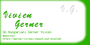 vivien gerner business card